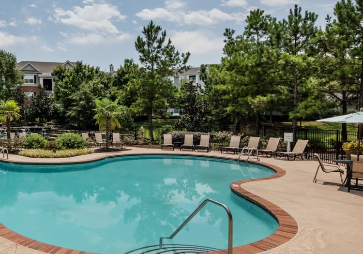 Pool at MAA Brier Falls luxury apartment homes in Raleigh, NC
