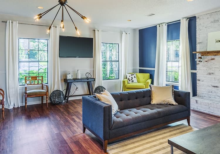 Clubhouse at Hidden Creek luxury apartment homes in Chattanooga, TN