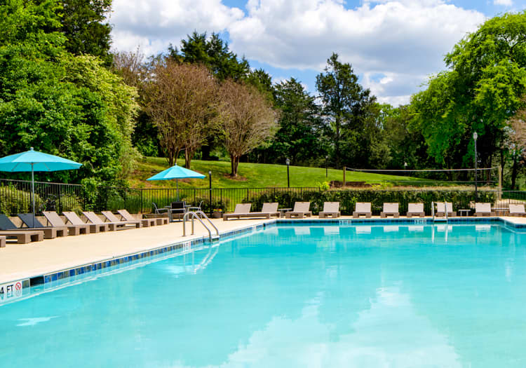 Pool at MAA Brentwood luxury apartment homes in Nashville, TN