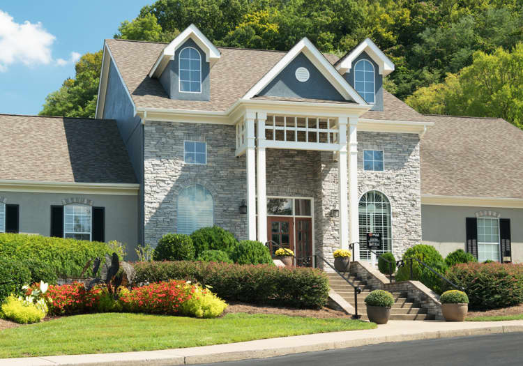 Clubhouse Exterior2 at MAA Nashville West luxury apartment homes in Nashville, TN