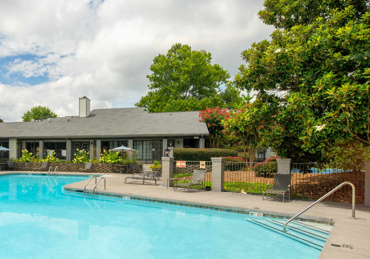 Pool at MAA Park luxury apartment homes in Hermitage, TN