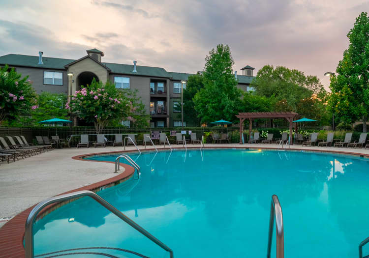 Pool 1 at Verandas at Sam Ridley luxury apartment homes in Nashville, TN