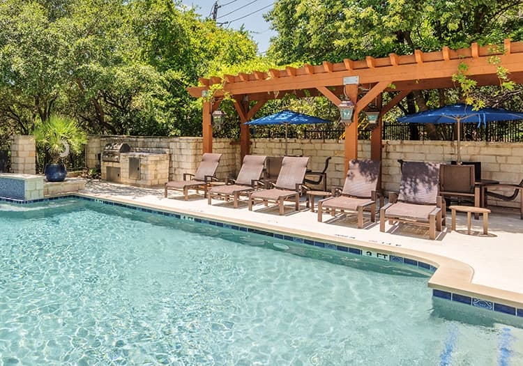 Pool at Post Barton Creek luxury apartment homes in Austin, TX