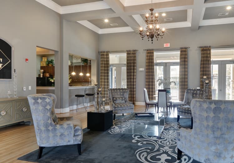 Leasing Office at Colonial Grand at Fairview luxury apartment homes in Fairview, TX
