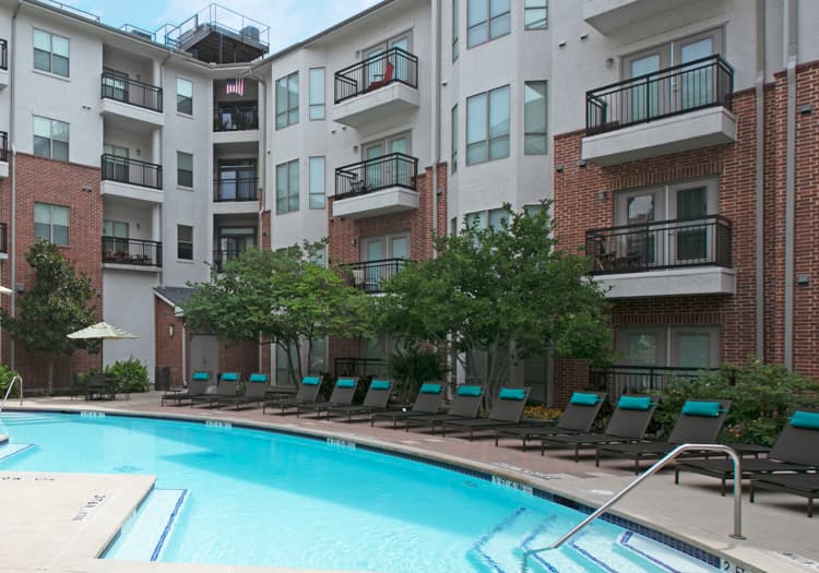 Main Pool at MAA Eastside luxury apartment homes in Richardson, TX