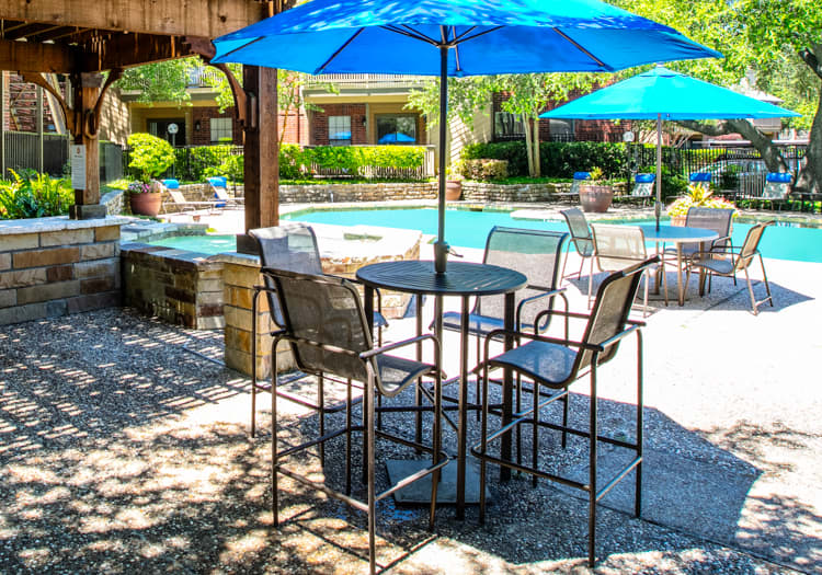 Pool at MAA Highwood Plano luxury apartment homes in Plano, TX