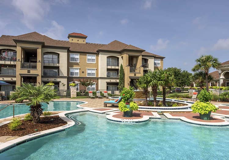 Pool 2 at Watermark luxury apartment homes in Roanoke, TX
