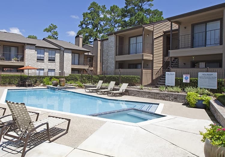 Pool at MAA Cypresswood luxury apartment homes in Houston, TX