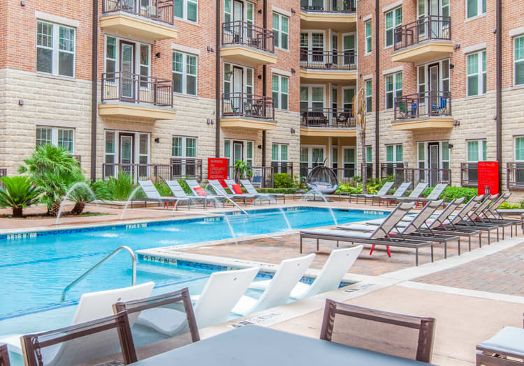 Pool3 at Post 510 luxury apartment homes in Houston, TX