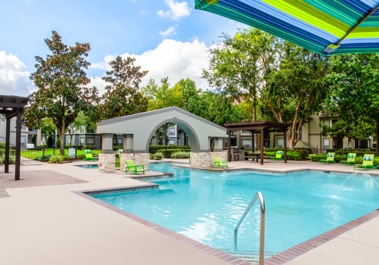 Pool at Ranchstone luxury apartment homes in Houston, TX