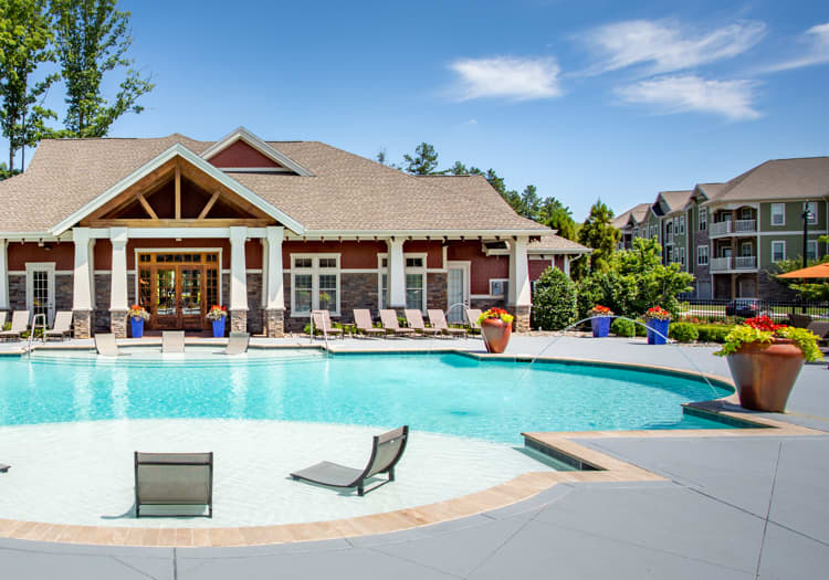 Pool at Retreat at West Creek luxury apartment homes in Richmond, VA