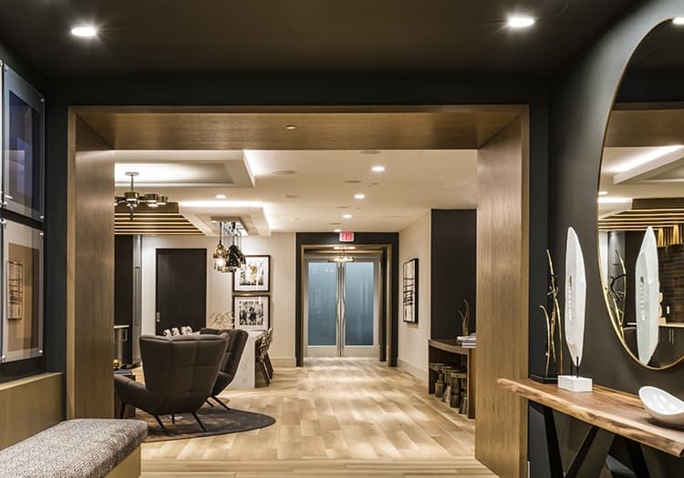Hall lobby at Post Massachusetts Avenue luxury apartment homes in Washington, DC