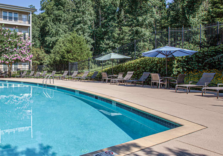 Pool at Post Park Maryland luxury apartment homes in Hyattsville, MD