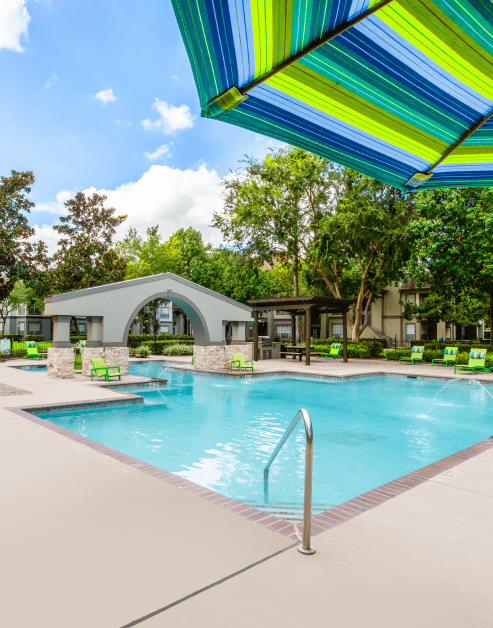 Pool at MAA Ranchstone luxury apartment homes in Houston, TX