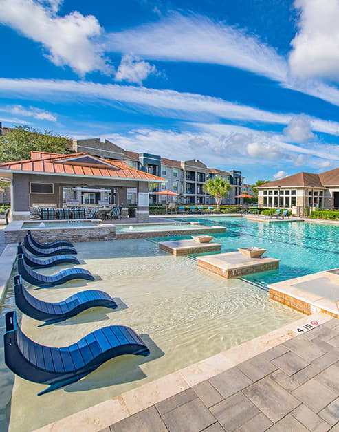 Pool at MAA Vintage Park luxury apartment homes in Houston, TX