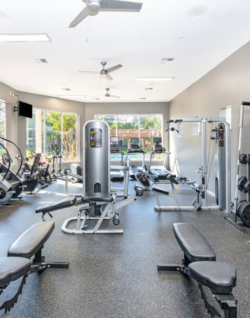 Fitness at MAA Woodwind luxury apartment homes in Houston, TX