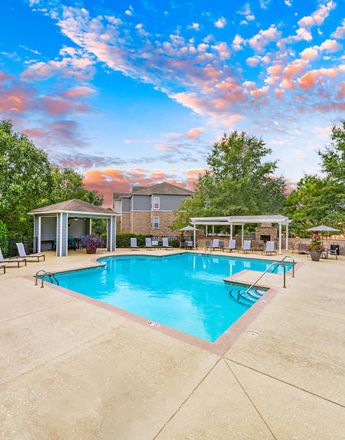 Pool at MAA Indian Lake luxury apartment homes in Hendersonville, TN