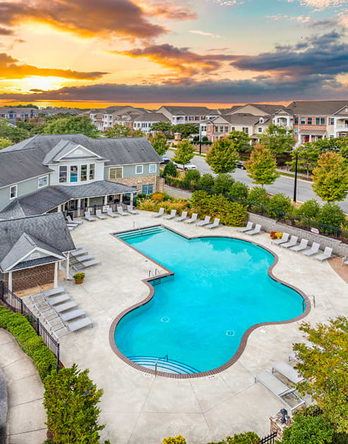 Pool at MAA Brierdale luxury apartment homes in Raleigh, NC