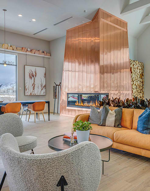 Clubhouse at MAA at Daybreak luxury apartment homes in South Jordan, UT