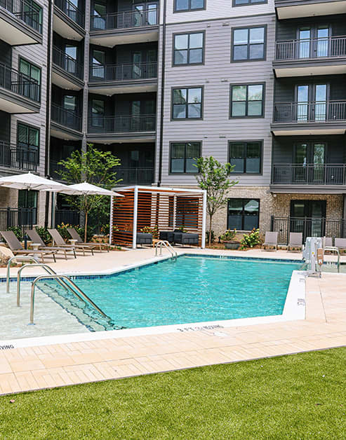Pool at MAA West Midtown luxury apartment homes in Atlanta, GA