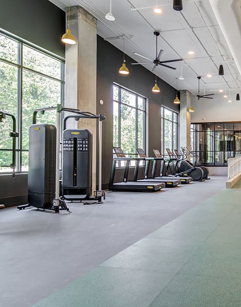 Fitness center at MAA West Midtown