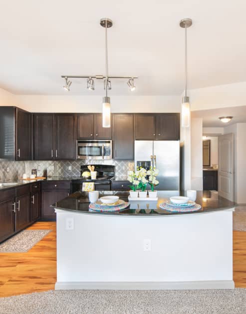 Kitchen at MAA Vintage Park luxury apartment homes in Houston, TX