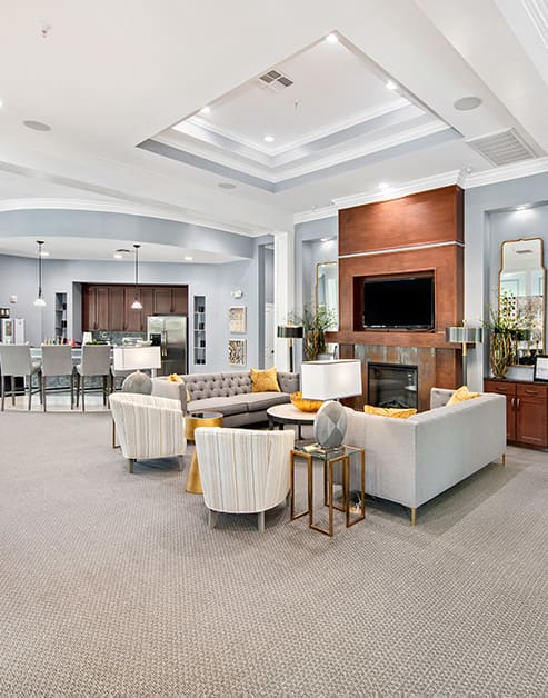 Clubhouse at MAA Bellevue luxury apartment homes in Nashville, TN