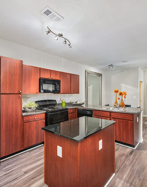 Kitchen at MAA Indian Lake luxury apartment homes in Hendersonville, TN