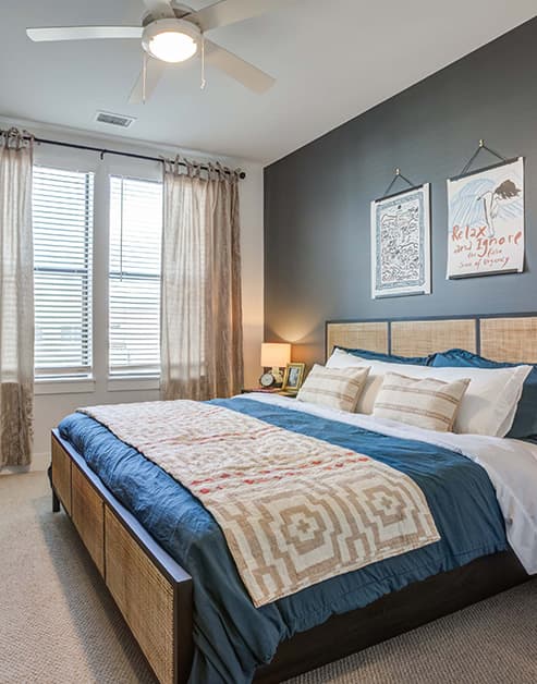 Bedroom at MAA Val Vista luxury apartment homes in Phoenix, AZ