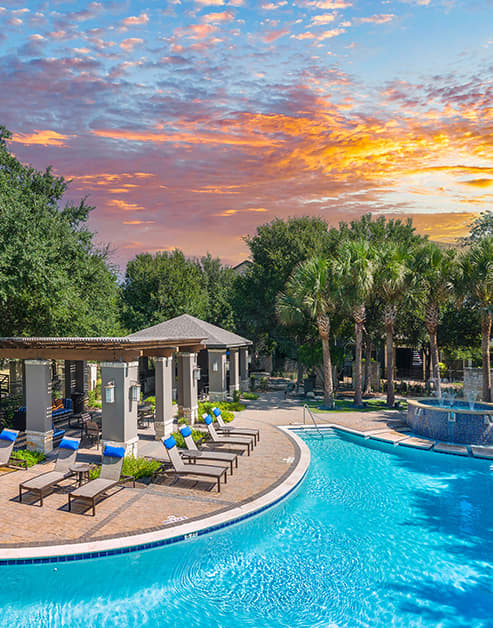 Pool at MAA Westover Hills luxury apartment homes in San Antonio, TX