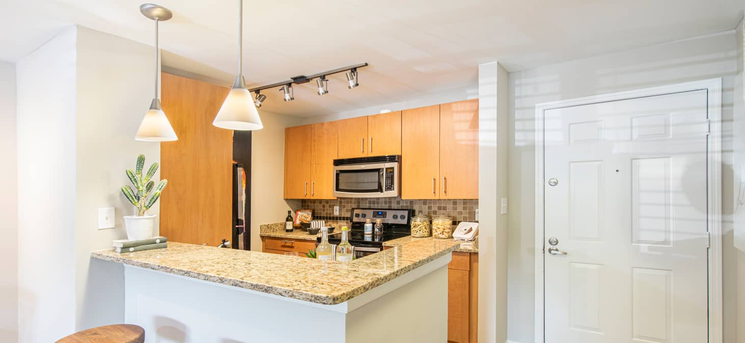 Kitchen 2 at MAA Chastain luxury apartment homes in Atlanta, GA