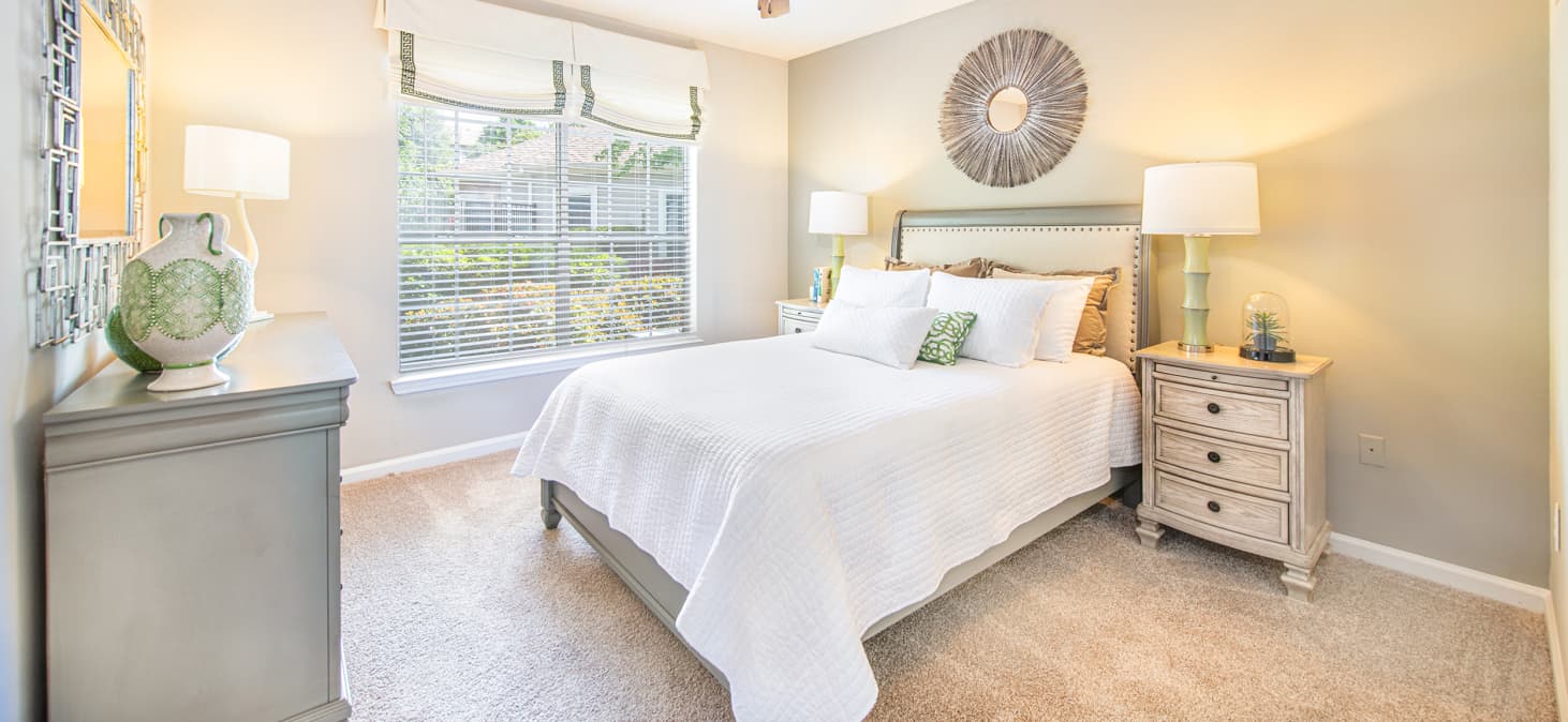 Bedroom at MAA Prescott luxury apartment homes in Atlanta, GA