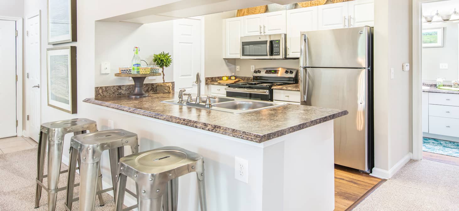 Kitchen at MAA Prescott luxury apartment homes in Atlanta, GA