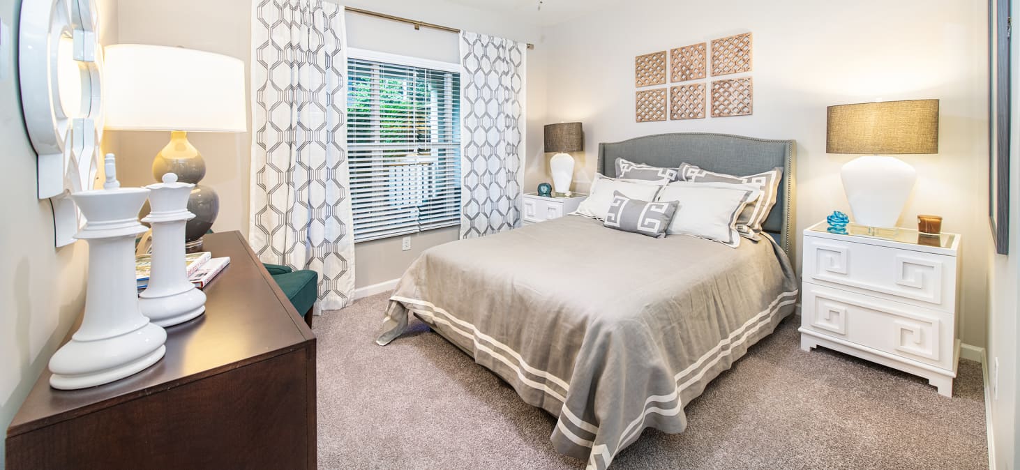 Bedroom at MAA Spring luxury apartment homes in Smyrna, GA