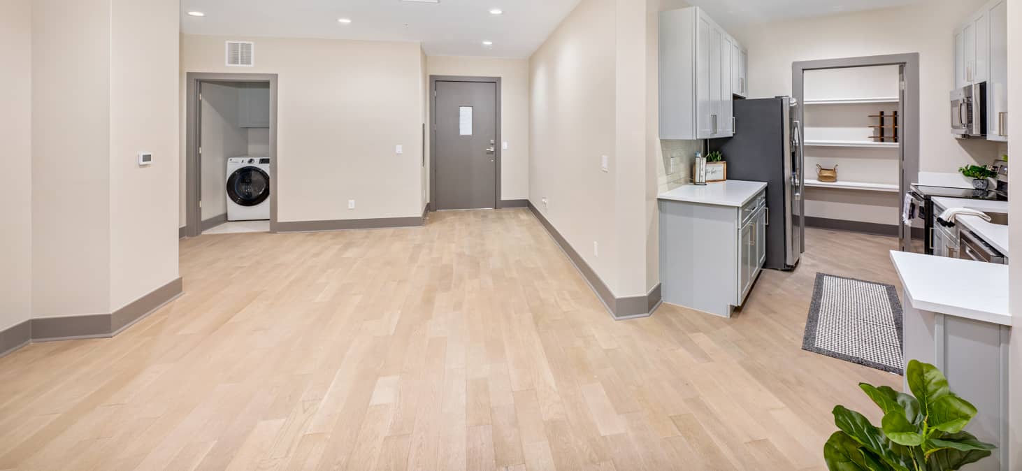 Model at MAA Gallery luxury apartment homes in Dallas, TX