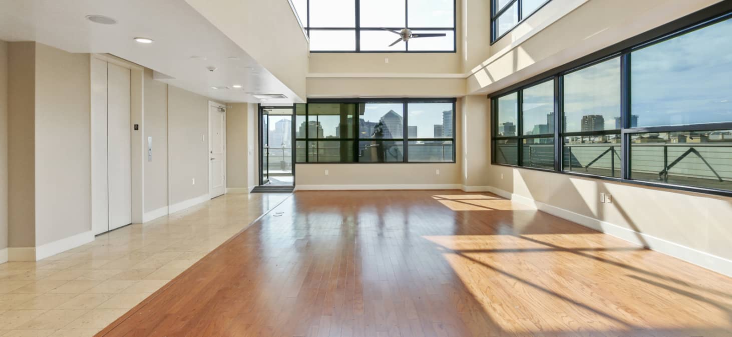 Living Room 2 at MAA Gallery luxury apartment homes in Dallas, TX