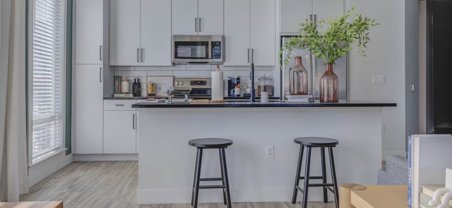 Kitchen at MAA at Daybreak luxury apartment homes in South Jordan, UT