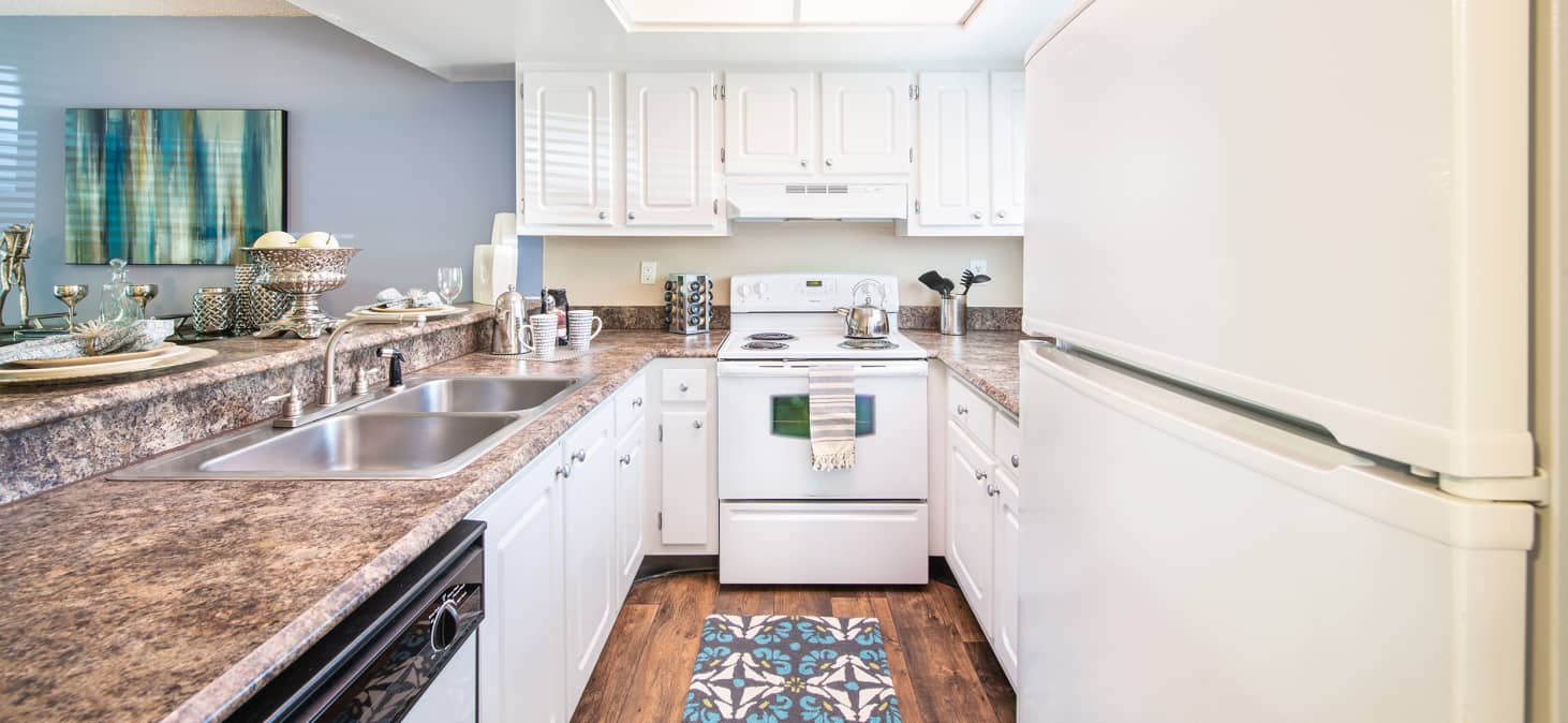 Kitchen at The Links at Carrollwood luxury apartment homes in Tampa, FL