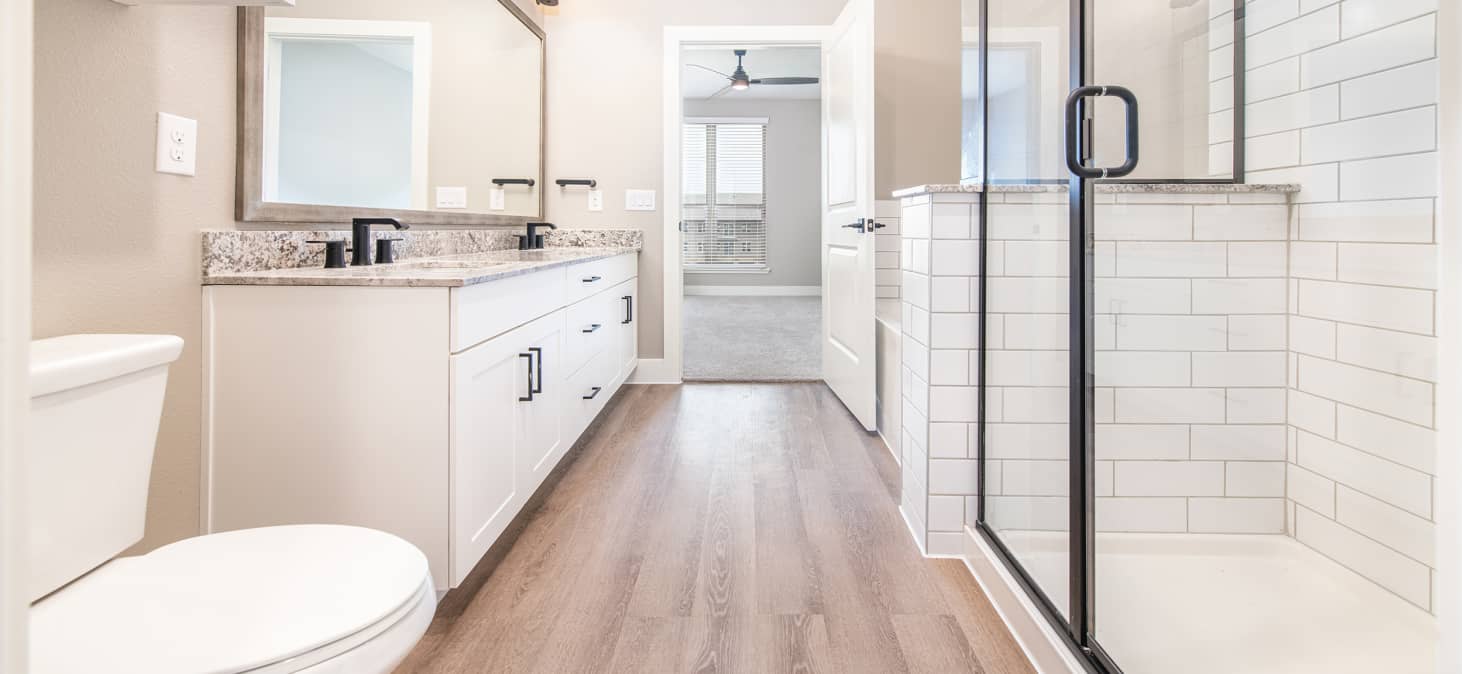 Bathroom at MAA Park Point in Houston, TX