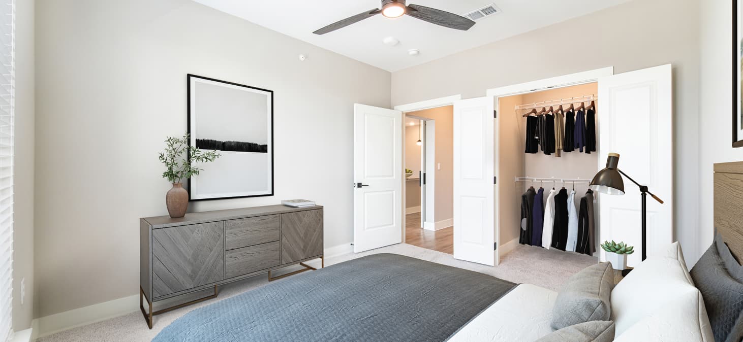 Bedroom at MAA Park Point in Houston, TX