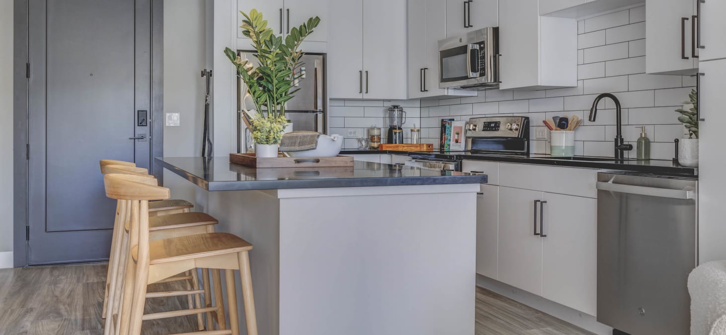 Kitchen at MAA at Daybreak luxury apartment homes in South Jordan, UT