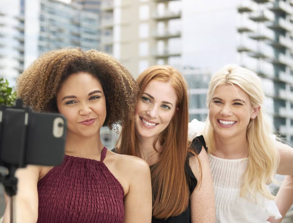 Taking a selfie