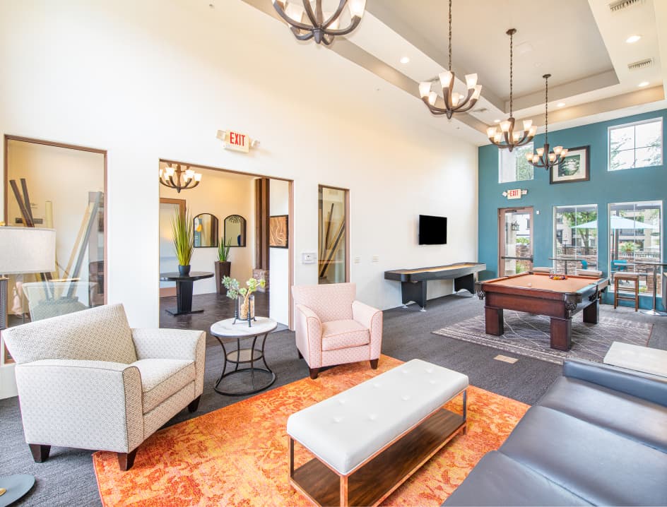 Clubhouse at Talus Ranch luxury apartment homes in Phoenix, AZ