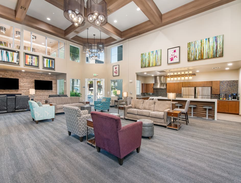 Clubhouse at MAA SkySong luxury apartment homes in Scottsdale, AZ