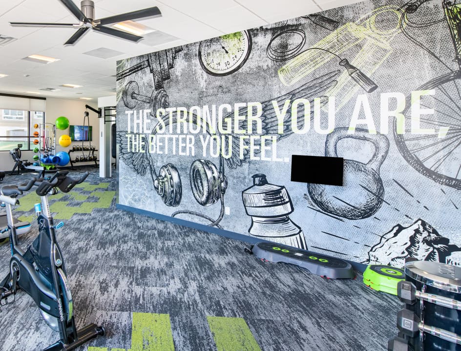 Fitness center at MAA Westglenn in Denver, CO