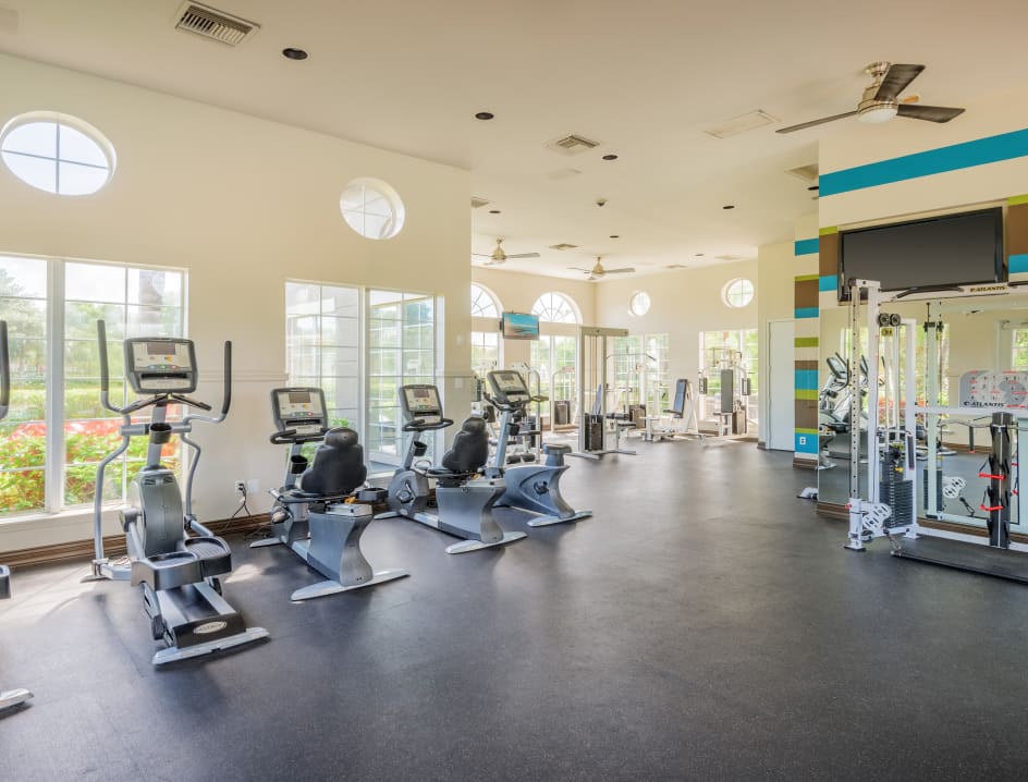 Fitness Center at Preserve at Coral Square luxury apartment homes in Coral Springs, FL