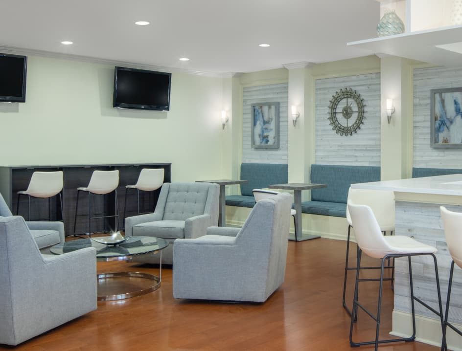Cyber Café at Tattersall at Tapestry Park luxury apartment homes in Jacksonville, FL