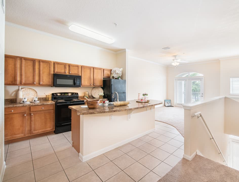 Kitchen at MAA Town Park Reserve luxury apartment homes in Orlando, FL