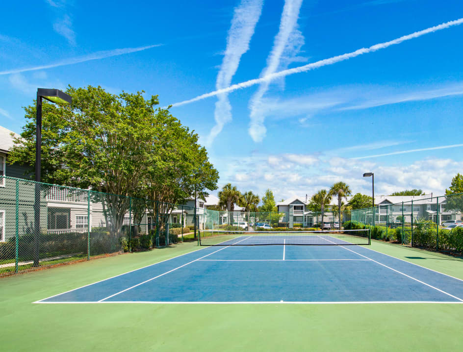 Tennis at The Club at Panama Beach luxury apartment homes in Panama City Beach, FL