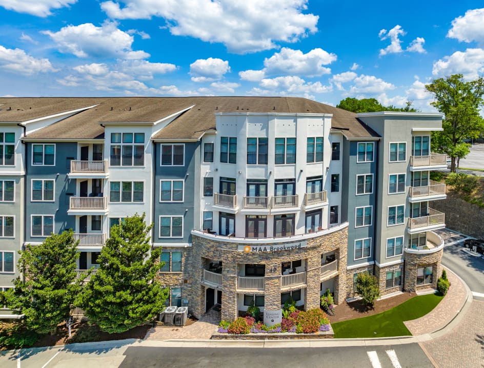Leasing exterior at MAA Brookwood in Atlanta, GA